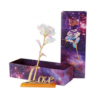 VALROSE™: rosa galaxia coloreada con amor