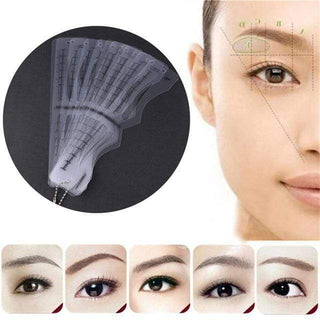 Gadgets d'Eve beauté BrowShape™ : Pochoirs à Sourcils (LOT DE 12 FORMES DIFFÉRENTES)