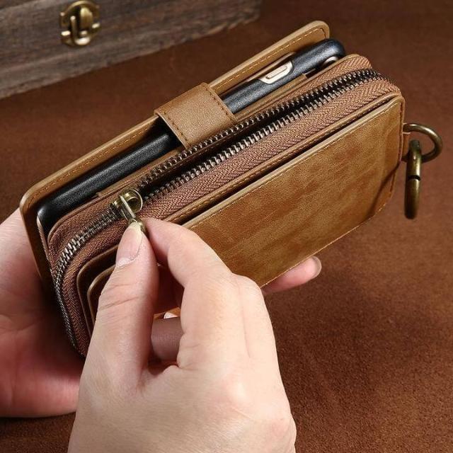 Gadgets d'Eve bijoux Étui-Housse en cuir style vintage, et portefeuille pour Iphone et Samsung