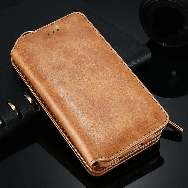 Gadgets d'Eve bijoux Étui-Housse en cuir style vintage, et portefeuille pour Iphone et Samsung