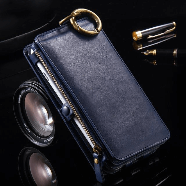 Gadgets d'Eve bijoux Étui-Housse en cuir style vintage, et portefeuille pour Iphone et Samsung